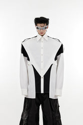 ArguE CulturE Paneled Color - block Shirt - COPPING THREADS - ArguE CulturE