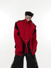 ArguE CulturE Paneled Color - block Shirt - COPPING THREADS - ArguE CulturE