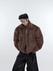 ArguE CulturE Plush Thickened Metal Logo Jacket - COPPING THREADS - ArguE CulturE