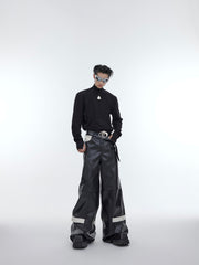 ArguE CulturE Stand Collar Metal Logo Shirt - COPPING THREADS - ArguE CulturE