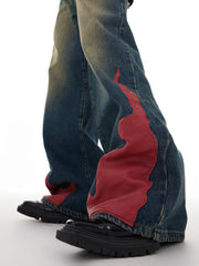 ArguE CulturE Washed Flame Denim - COPPING THREADS - ArguE CulturE