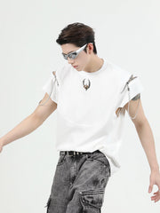 ArguE CulturE Zipper Metal Trim Vest - COPPING THREADS - ArguE CulturE