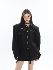 Cut - out Panel Design Shirt - COPPING THREADS - CT Select