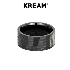 KREAM Black Abalone Shell Ring - COPPING THREADS - KREAM