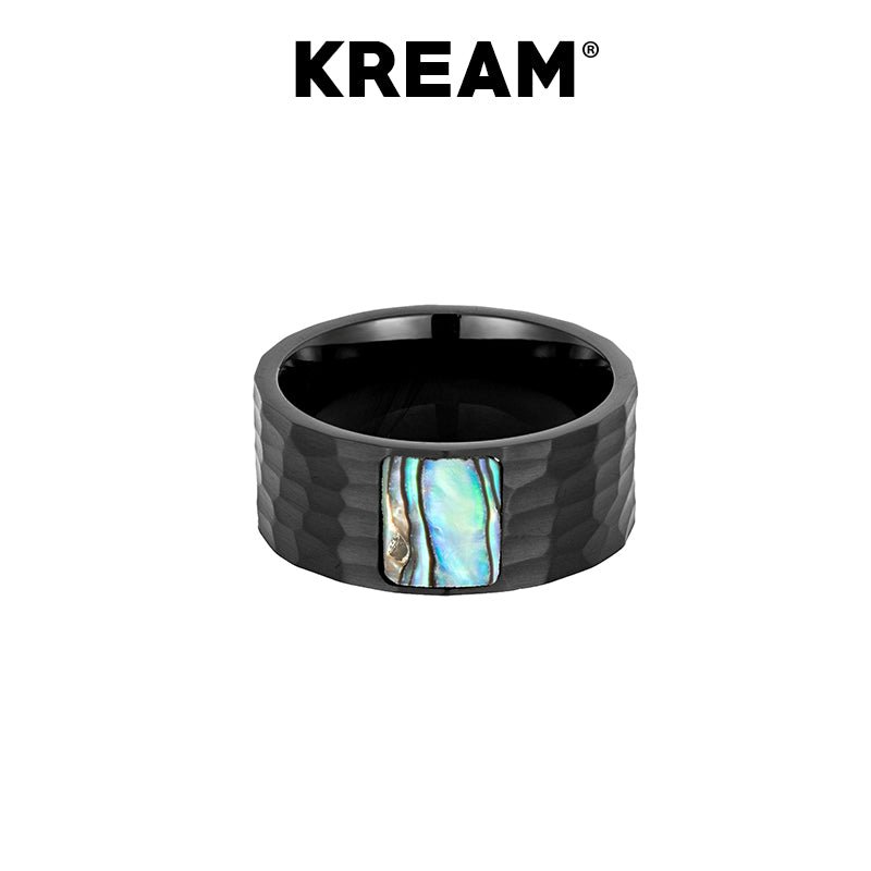 KREAM Black Abalone Shell Ring - COPPING THREADS - KREAM