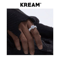 Kream ice ring full diamond ring - COPPING THREADS - KREAM