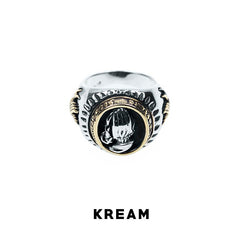 KREAM Praying hand s925 silver ring - COPPING THREADS - KREAM