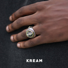 KREAM Praying hand s925 silver ring - COPPING THREADS - KREAM