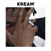 KREAM S925 Pure silver ice revenge ring - COPPING THREADS - KREAM