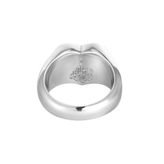 KREAM S925 sterling silver heart fuck off ring - COPPING THREADS - KREAM