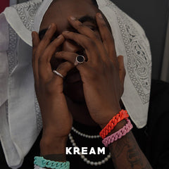 KREAM S925 Sterling Silver Simple Peplum Glossy Ring - COPPING THREADS - KREAM