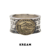KREAM s925 vintage virgin mary ring sterling silver vintage ring - COPPING THREADS - KREAM