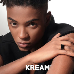 KREAM Simple Black Ring - COPPING THREADS - KREAM