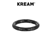 KREAM Titanium Black Ring - COPPING THREADS - KREAM