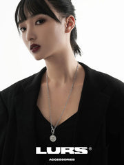 LURS Emoji Reversible Necklace (Tonal Linked Chain) - COPPING THREADS - LURS