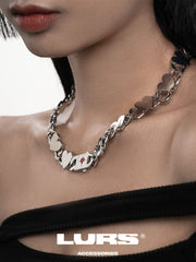 LURS Heart Cuban Chain - COPPING THREADS - LURS