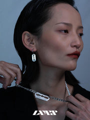 LURS Pearls & Shaving Blade Necklace - COPPING THREADS - LURS