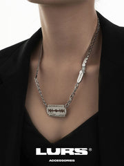LURS Shaving Blade & Saw Blade Necklace - COPPING THREADS - LURS