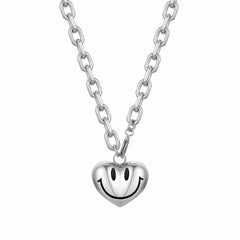 LURS Smiling Heart Necklace - COPPING THREADS - LURS