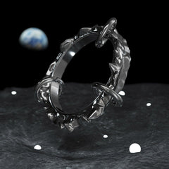 LURS Three Loops Irregular Mercury Ring - COPPING THREADS - LURS