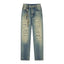 MEDM Distressed Washed Denim - COPPING THREADS - MEDM