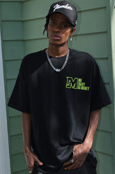 MEDM Embroidered Embossed Logo Tee - COPPING THREADS - MEDM