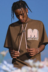 MEDM Flower Foam Print Logo Tee - COPPING THREADS - MEDM