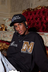 MEDM Leopard Logo Long Sleeve Tee - COPPING THREADS - MEDM