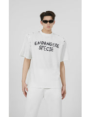 Metal Button Shoulder Pads Tee - COPPING THREADS - CT Select