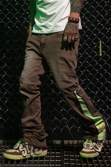 Old Order Logo Zipper Flared Pants - COPPING THREADS - Old Order