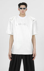 Paneled Shoulder Pads T-Shirt - COPPING THREADS - CT Select