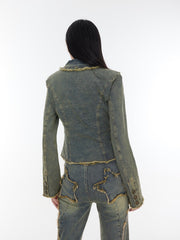 Raw Edge Denim Jacket - COPPING THREADS - CT Select
