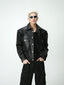 Shoulder Pad Leather Biker Jacket - COPPING THREADS - CT Select