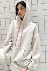 Signature Embroidered Logo Hoodie - COPPING THREADS - MEDM