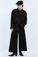 Three - dimensional Flower Shirt - COPPING THREADS - CT Select