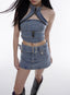 Trend Denim Vest Tight Skirt - COPPING THREADS - CT Select
