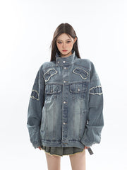 Vintage Raw Edge Denim Jacket - COPPING THREADS - CT Select