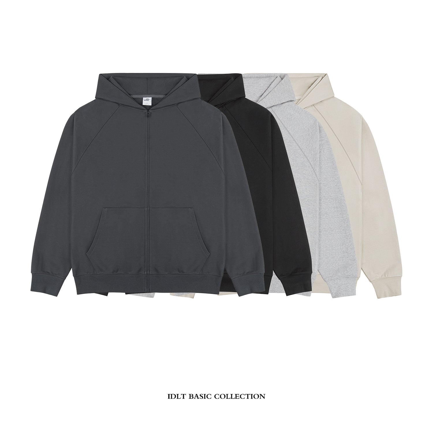 IDLT Basic Zip-Up Hoodie