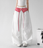 Gingham Layered Wide-Leg Parachute Pants - CT583
