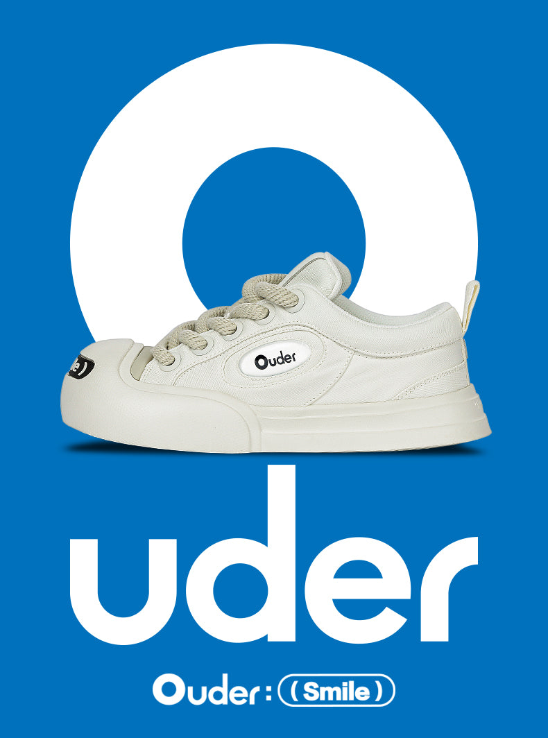 OUDER Smiler Classic Canvas White