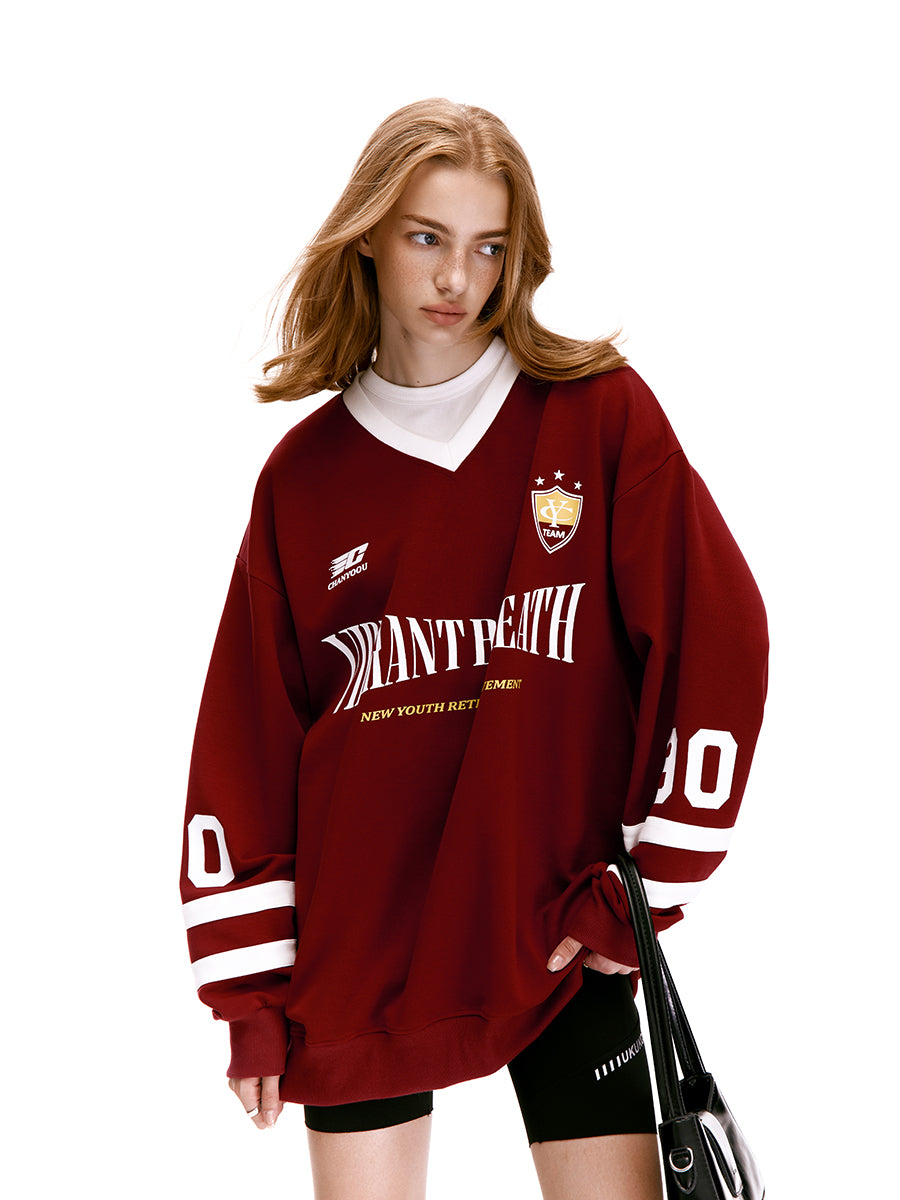 Oversized Blokette Glick Athletic Jersey Shirt