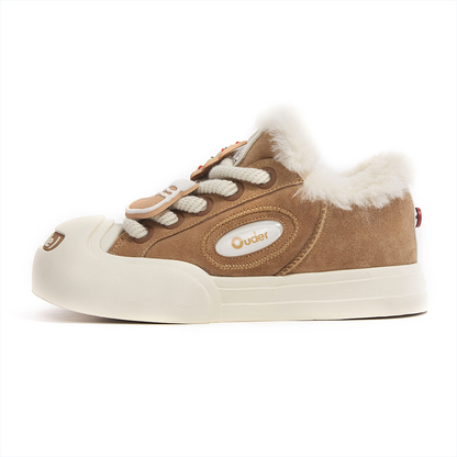 OUDER Smiler Fleece-Lined Canvas Brown - Winter Limited Edition