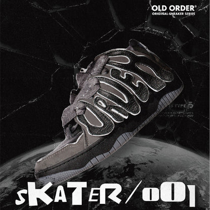 Old Order Skater 001 Retro Sneaker Black