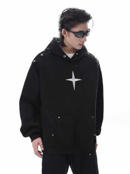 CT Star Logo Embroidered Hoodie