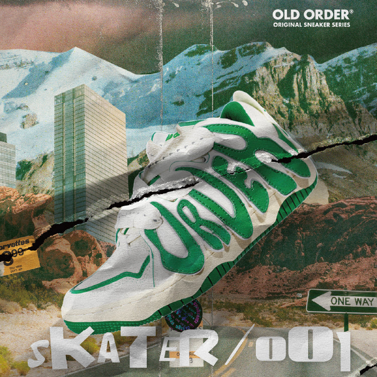 Old Order Skater 001 Retro Sneaker Green