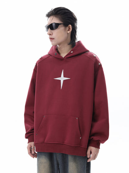 CT Star Logo Embroidered Hoodie