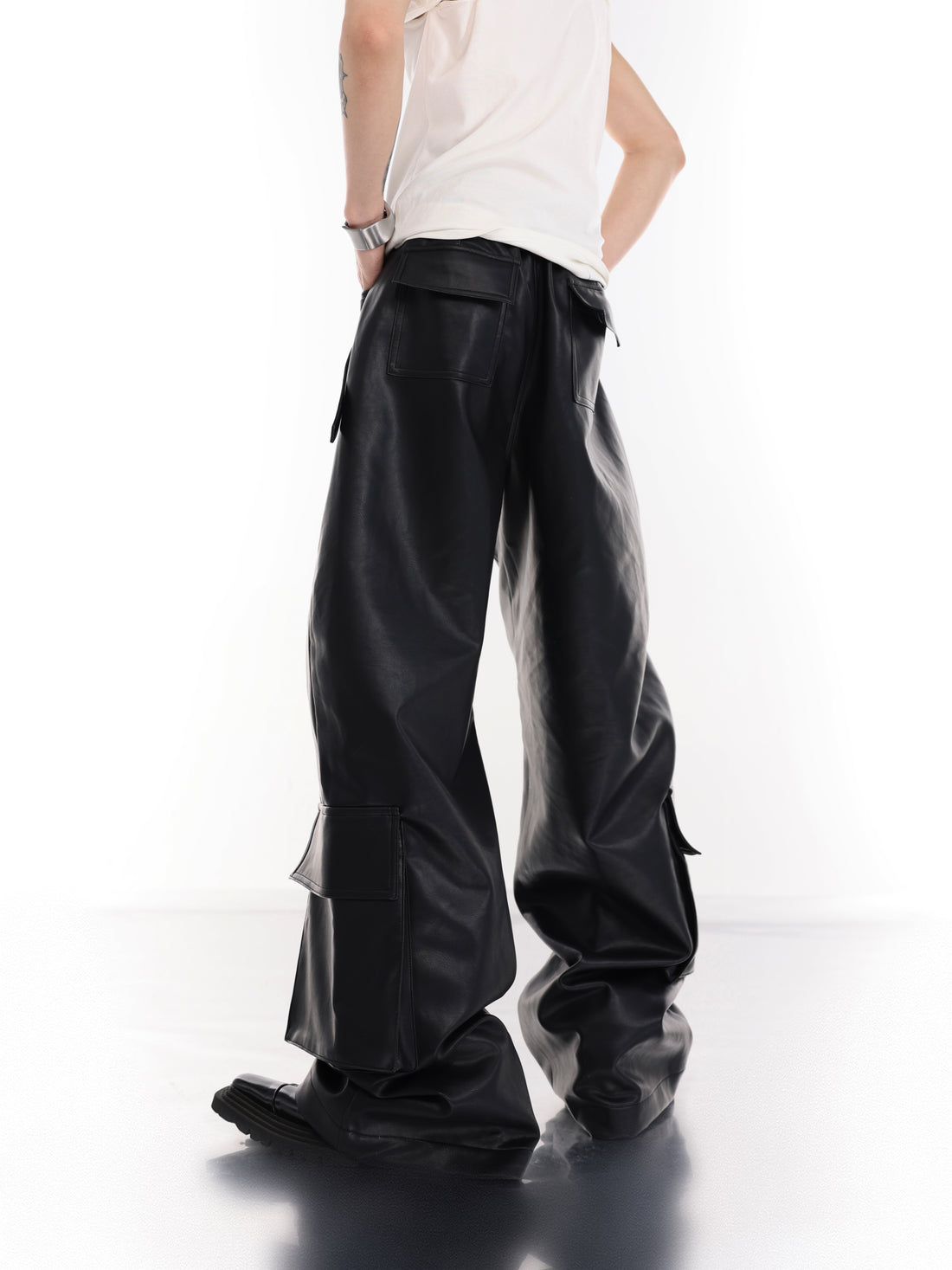 ArguE CulturE Metal Stud PU Trousers