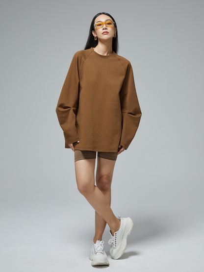 Horned Sleeve Design Long Sleeve Sweatshirt