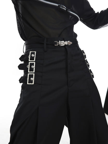 ArguE CulturE Metal Belt Trim Trousers