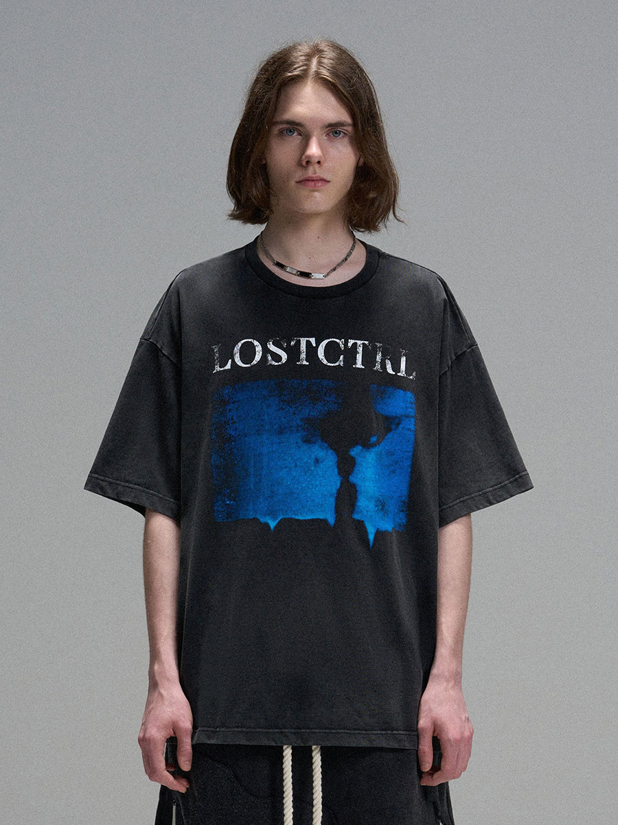 LOSTCTRL リデンプション ヴィンテージ ウォッシュド Tシャツ